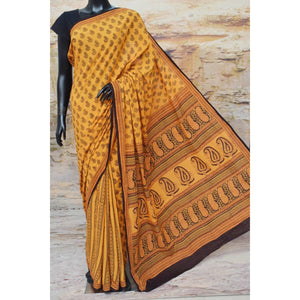 Bagh Mul Cotton Saree - SSEthnics