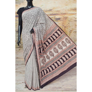 Bagh Mul Cotton Saree - SSEthnics