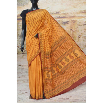 Bagh Mul Cotton Saree - SSEthnics