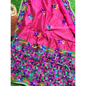 Phulkari Hand Embroidered Dupatta