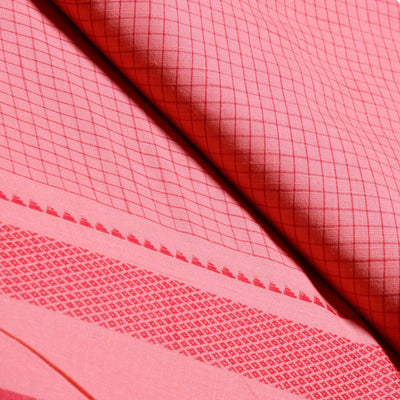 Pink Cotton Checks Fabric