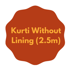 Stitching (Kurti without lining) - SSEthnics