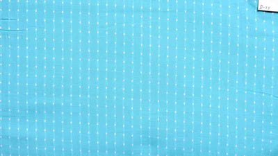 Blue Jacquard Cotton Fabric (Cut Piece 1.45 Meter)
