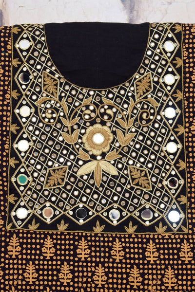 Yellow Bagh Hand Embroidered Cotton Kurti