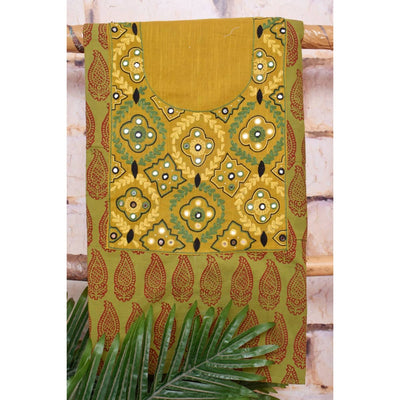 Green Bagh Hand Embroidered Cotton Kurti
