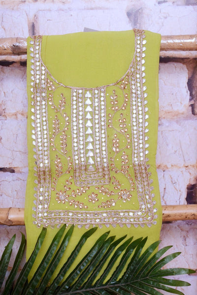 LUCKNOWI CHIKANKARI KURTI WITH GOTTA WORK SHARARA  Sahiba Collection