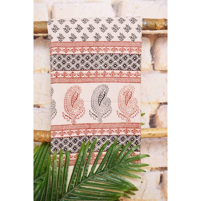 Bagh Block Print Embroidered Kurti Fabric