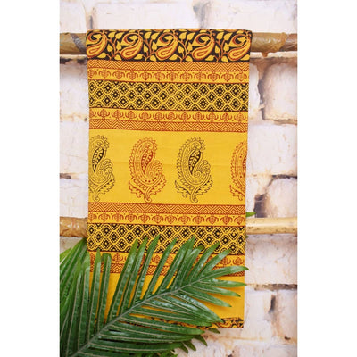 Bagh Block Print Embroidered Kurti Fabric