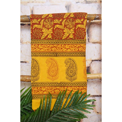 Bagh Block Print Embroidered Kurti Fabric