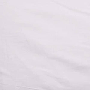White Slub Cotton Woven Fabric