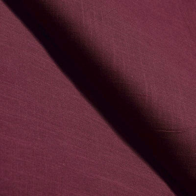 Maroon Slub Cotton Woven Fabric