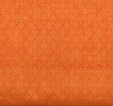 Orange Dobby Handloom Plain