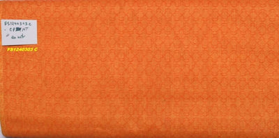 Orange Dobby Handloom Plain