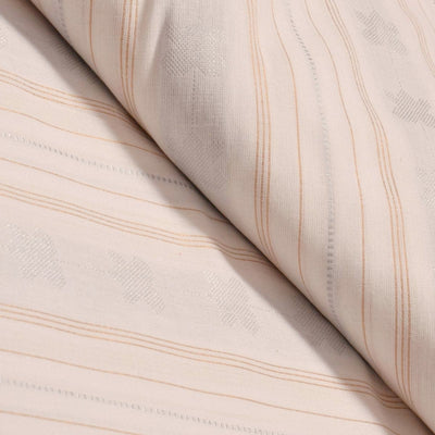 White Self Cotton Woven Fabric