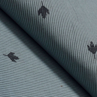 Grey Self Cotton Woven Fabric