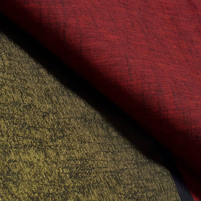 Maroon Half-Half Cotton Woven Fabric