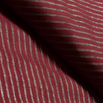 Maroon Self Cotton Woven Fabric