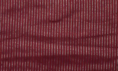 Maroon Self Cotton Woven Fabric