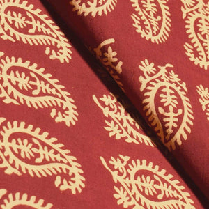Madder Special Bagh Block Printed Cotton Fabric