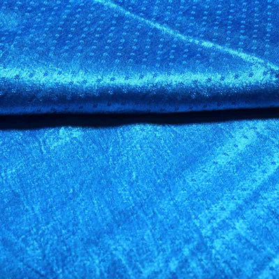 Blue Elaicho Mashru Silk Fabric