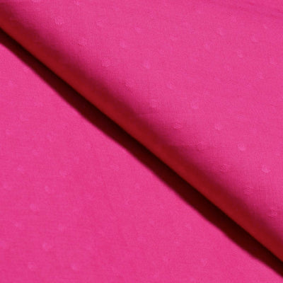 Pink Self Cotton Woven Fabric