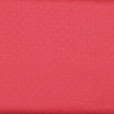 Coral Self Cotton Woven Fabric