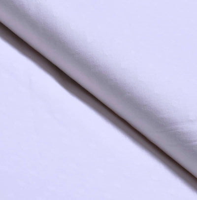 White Self Cotton Woven Fabric
