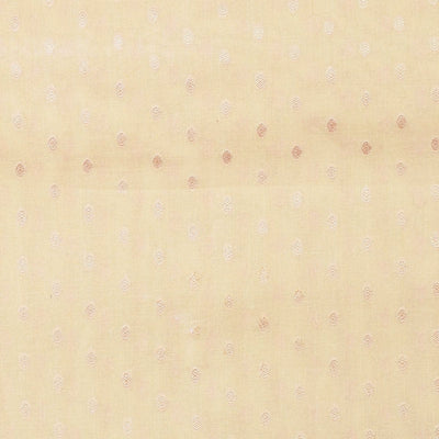 Beige Self Cotton Woven Fabric