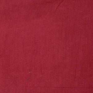 Maroon Cotton Woven Fabric
