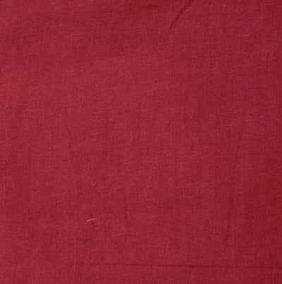 Maroon Cotton Woven Fabric