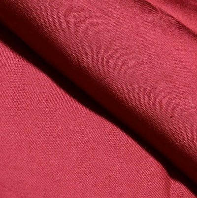 Maroon Cotton Woven Fabric