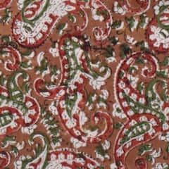 Brown Jaipuri Handblock Print - SSEthnics