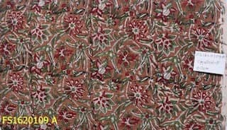 Brown Jaipuri Handblock Print - SSEthnics