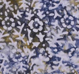 Multicolour Hand Wax Batik Cotton Fabric - SSEthnics