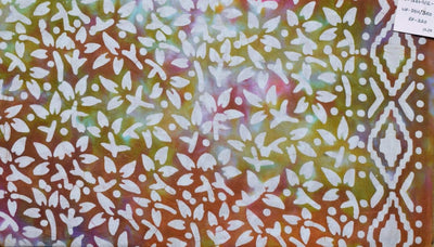 Black Hand Wax Batik Cotton Fabric - SSEthnics