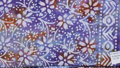 Black Hand Wax Batik Cotton Fabric - SSEthnics