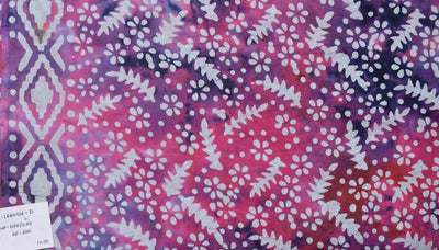 Black Hand Wax Batik Cotton Fabric - SSEthnics