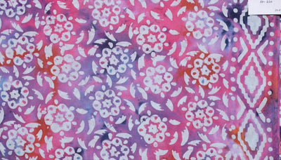 Black Hand Wax Batik Cotton Fabric - SSEthnics