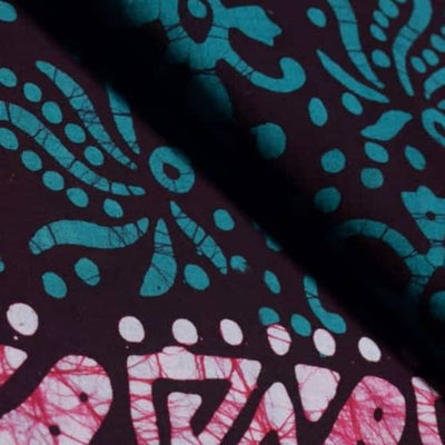 Special Wax Batik Cotton Block Print Fabric