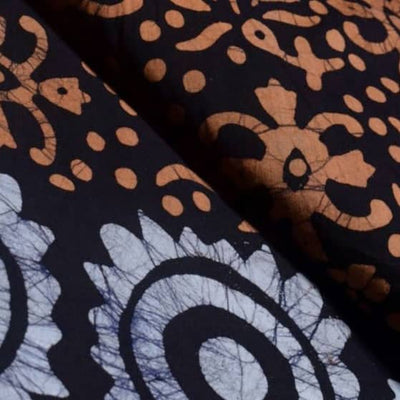 Special Wax Batik Cotton Block Print Fabric