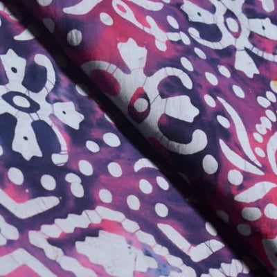Special Wax Batik Cotton Block Print Fabric
