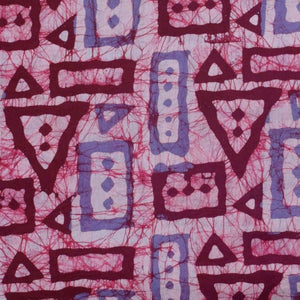 Black Hand Wax Batik Cotton Fabric - SSEthnics