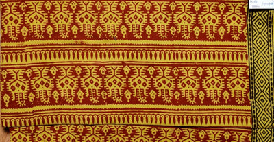 Mustard Yellow Bagh Cotton Handblock - SSEthnics