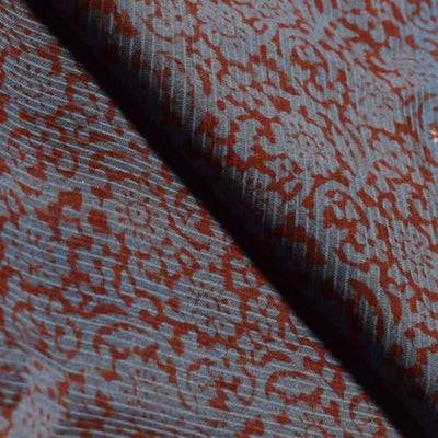 Purple Maheshwari Bagh Hand Block Print - SSEthnics