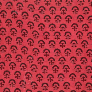 Pink Maheshwari Bagh Hand Block Print - SSEthnics