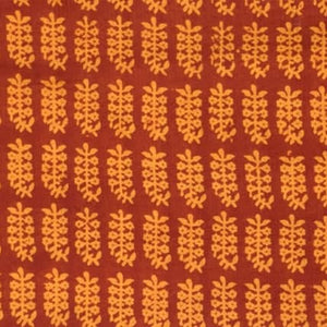 Maroon Maheshwari Bagh Hand Block Print - SSEthnics