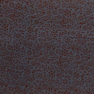 Blue Maheshwari Bagh Hand Block Print - SSEthnics