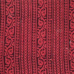 Pink Maheshwari Bagh Hand Block Print - SSEthnics