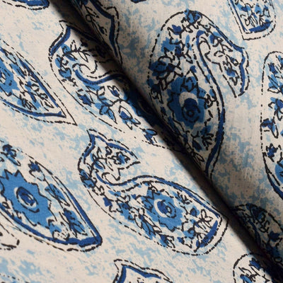 Designer Sanganeri Inspired Screen Print Fabric - SSEthnics