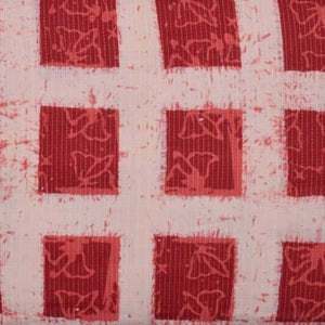 Maroon-Squares-Kantha-Cotton-Fabric